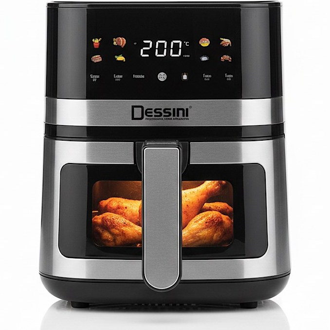 سرخ کن بدون روغن دسینی مدل DS817DW ظرفیت ۸لیتری