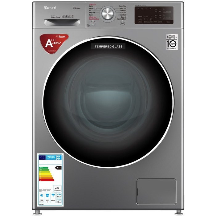 ماشین لباسشویی زانتی مدل ZSWB-10.5SFD14CA ظرفیت 10.5 کیلوگرم