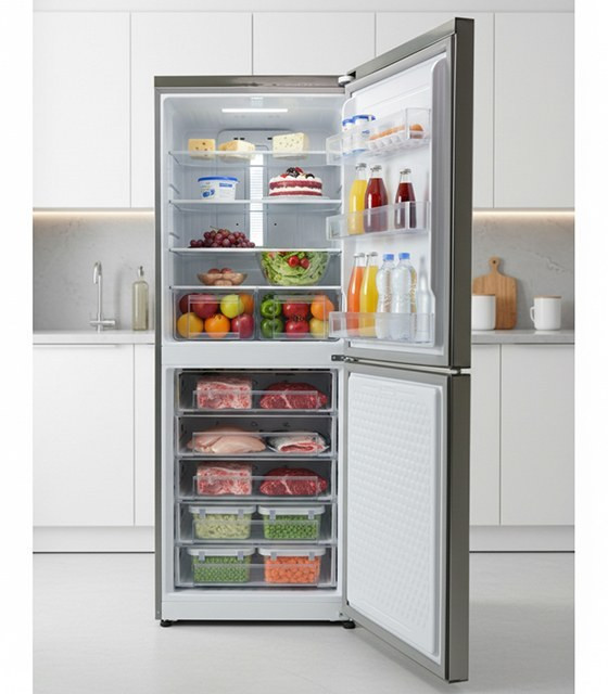 یخچال فریزر الکترواستیل مدل ES34 ظرفیت ۳۴ فوت